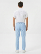 Men's Drawstring Straight-Leg Trousers