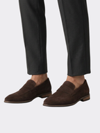 Men’s Slip-On Loafers with Almond Toe