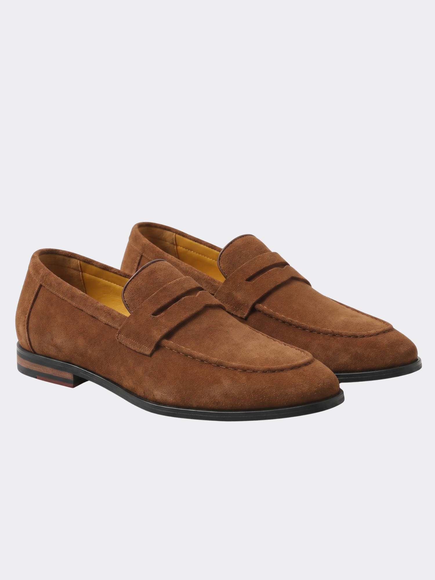 Men’s Slip-On Penny Loafers with Moc Toe