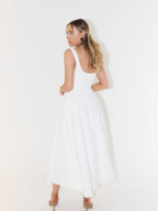 Women's Square Neck Sleeveless Maxi Dress