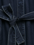 Women’s Denim Jacket & Straight-Leg Jeans Two-Piece Set – Button Front Co-Ord