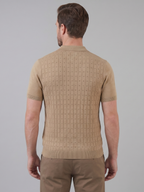 Men’s Short-Sleeve Polo Shirt with Lapel Collar