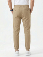 Men's Drawstring Tapered Trousers