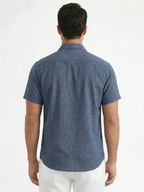 Men’s Short Sleeve Button-Front Shirt