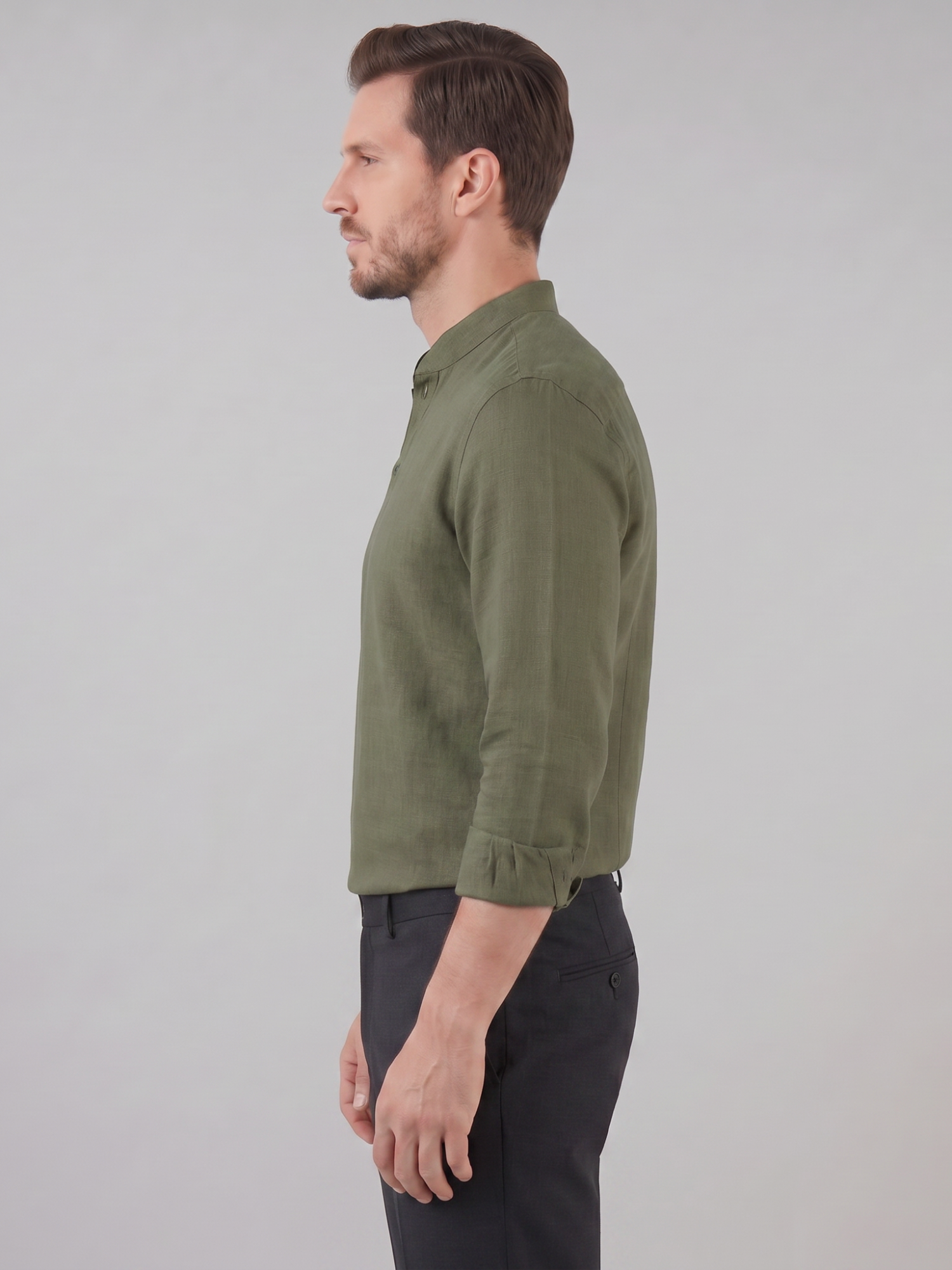 Men's Short Sleeve Button Front Summer Shirt