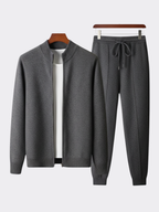 Men’s Zip-Up Cardigan & Drawstring Trouser Two-Piece Lounge Set