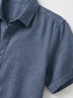 Men’s Short Sleeve Button-Front Shirt