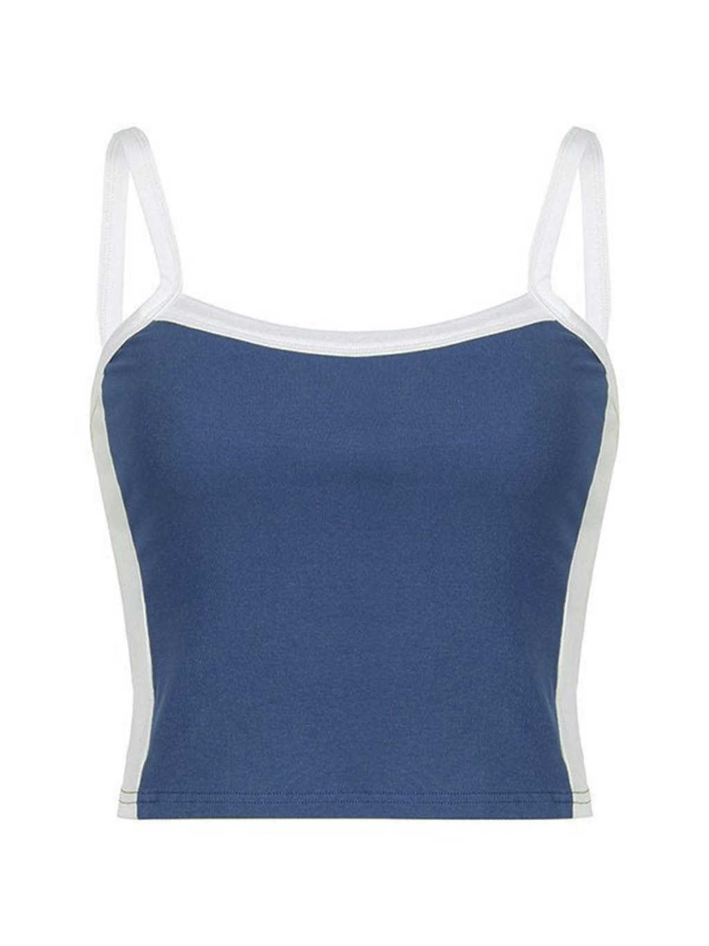 Women’s Contrast Stripe Crop Cami Top