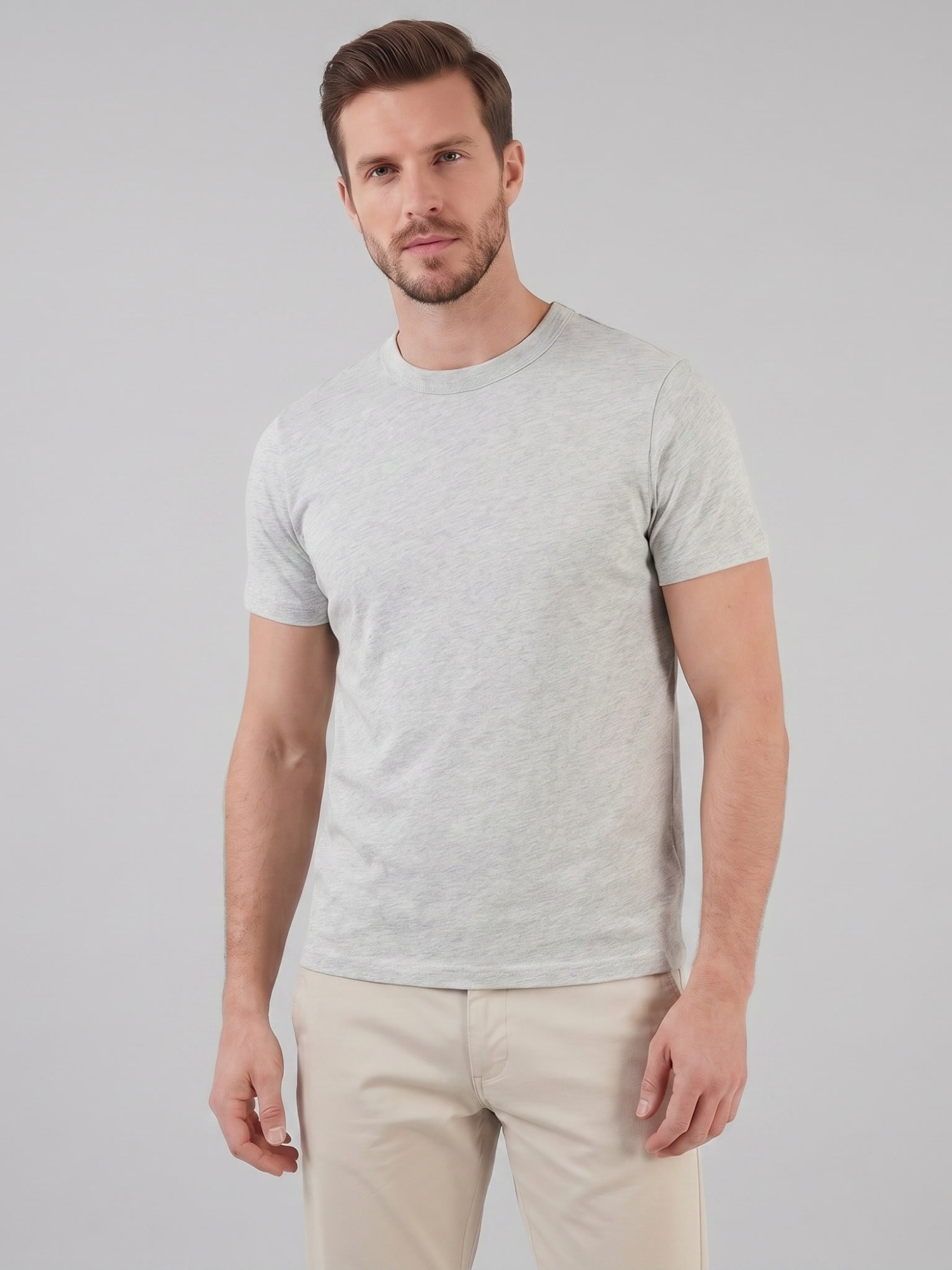 Men's Short Sleeve Casual Crew Neck Top