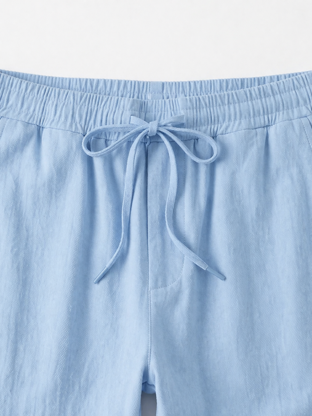 Men's Drawstring Straight-Leg Trousers