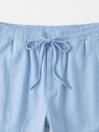 Men's Drawstring Straight-Leg Trousers