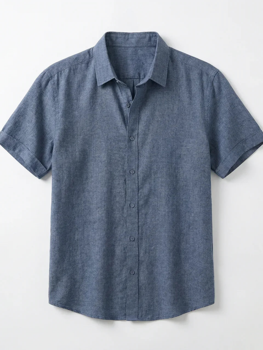 Men’s Short Sleeve Button-Front Shirt