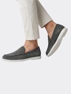 Men’s Slip-On Loafers with Rounded Toe