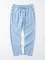 Men's Drawstring Straight-Leg Trousers