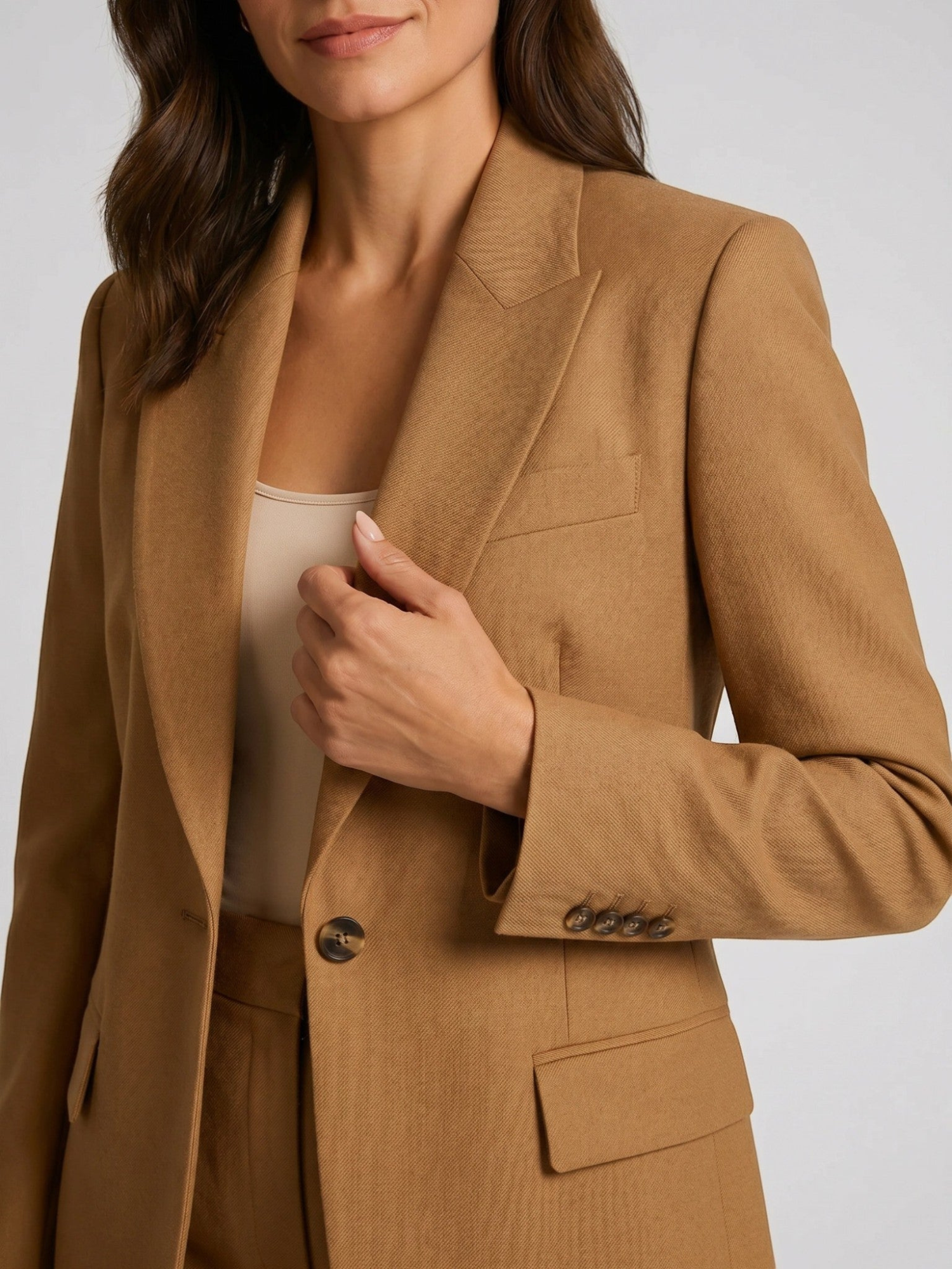 Women’s Two-Piece Blazer and Wide-Leg Trousers Suit
