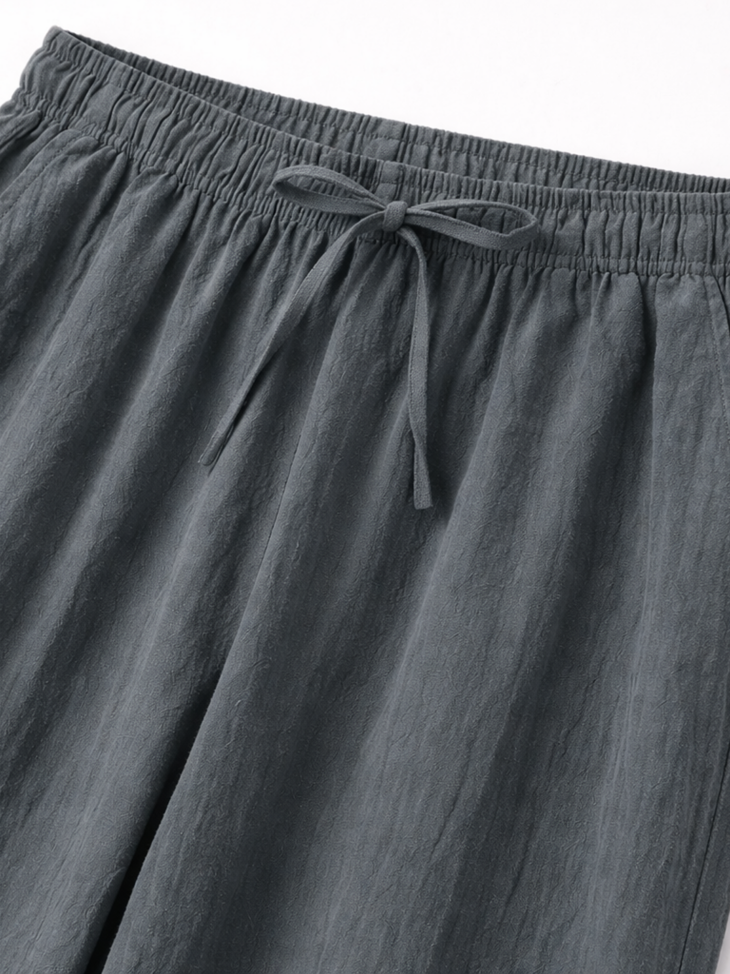Men’s Casual Straight-Leg Drawstring Trousers