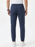 Men's Drawstring Tapered Trousers
