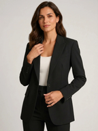 Women’s Two-Piece Blazer and Wide-Leg Trousers Suit