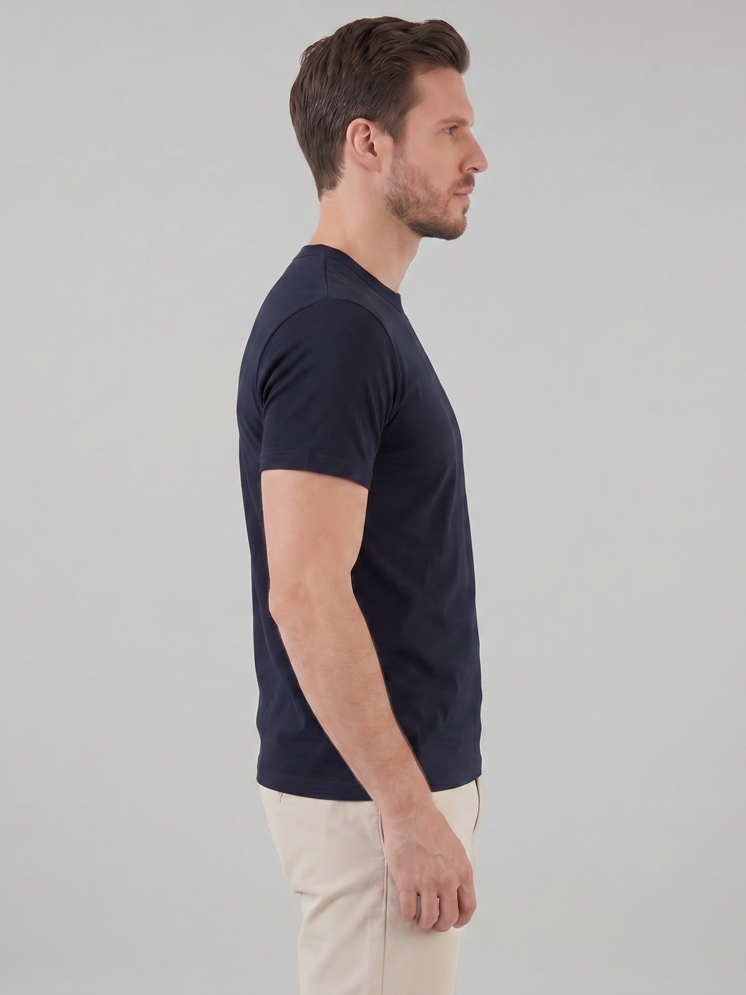 Men's Short Sleeve Casual Crew Neck Top
