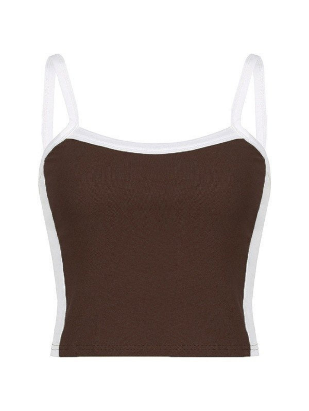 Women’s Contrast Stripe Crop Cami Top