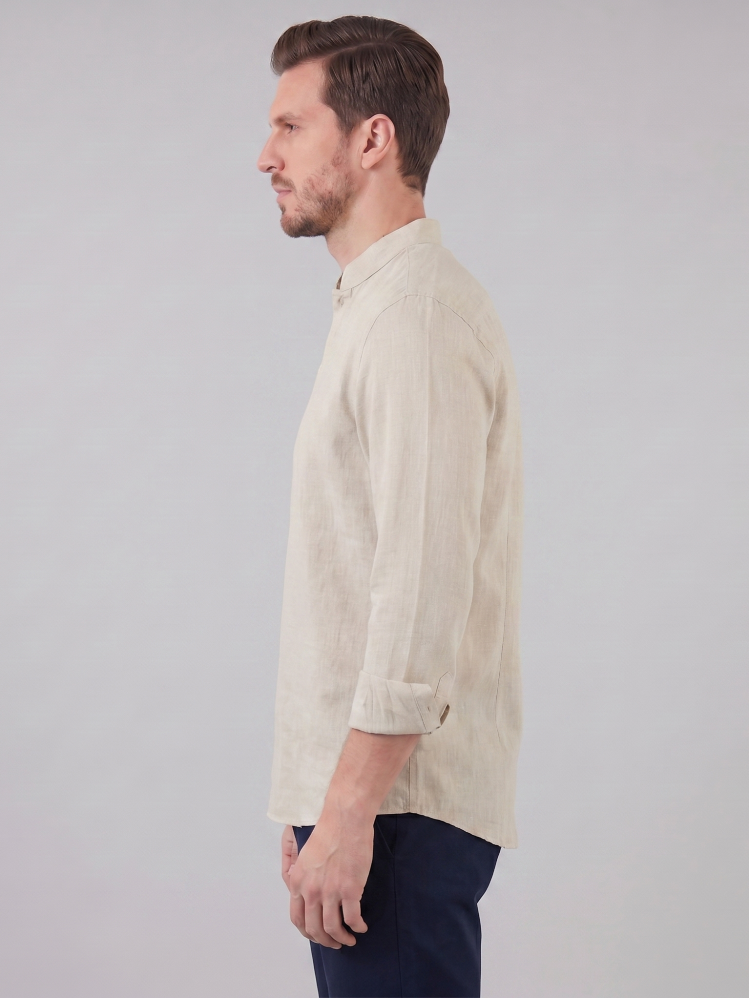 Men's Short Sleeve Button Front Summer Shirt