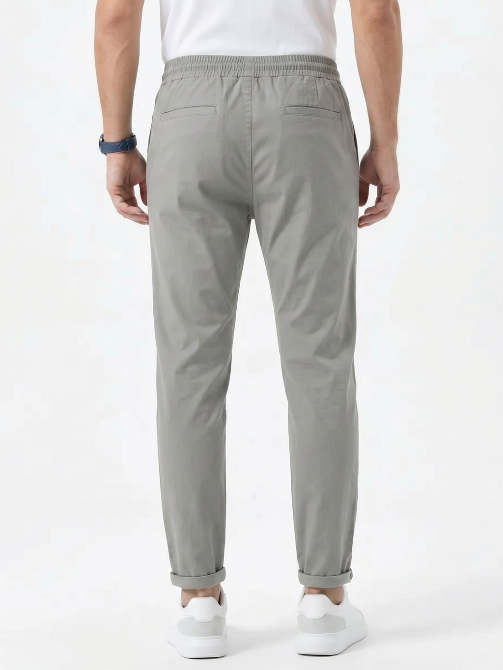 Men's Drawstring Tapered Trousers