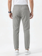 Men's Drawstring Tapered Trousers