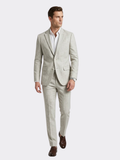 Lightweight Linen-Look Suit – Modern Summer Formal Style