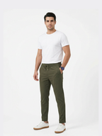 Men's Drawstring Tapered Trousers