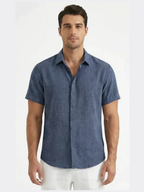 Men’s Short Sleeve Button-Front Shirt