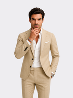 Men’s Tailored Two-Piece Suit – Slim Fit Formal Set