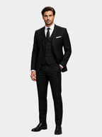 Men’s Three-Piece Suit Set – Tailored Blazer, Waistcoat & Trousers