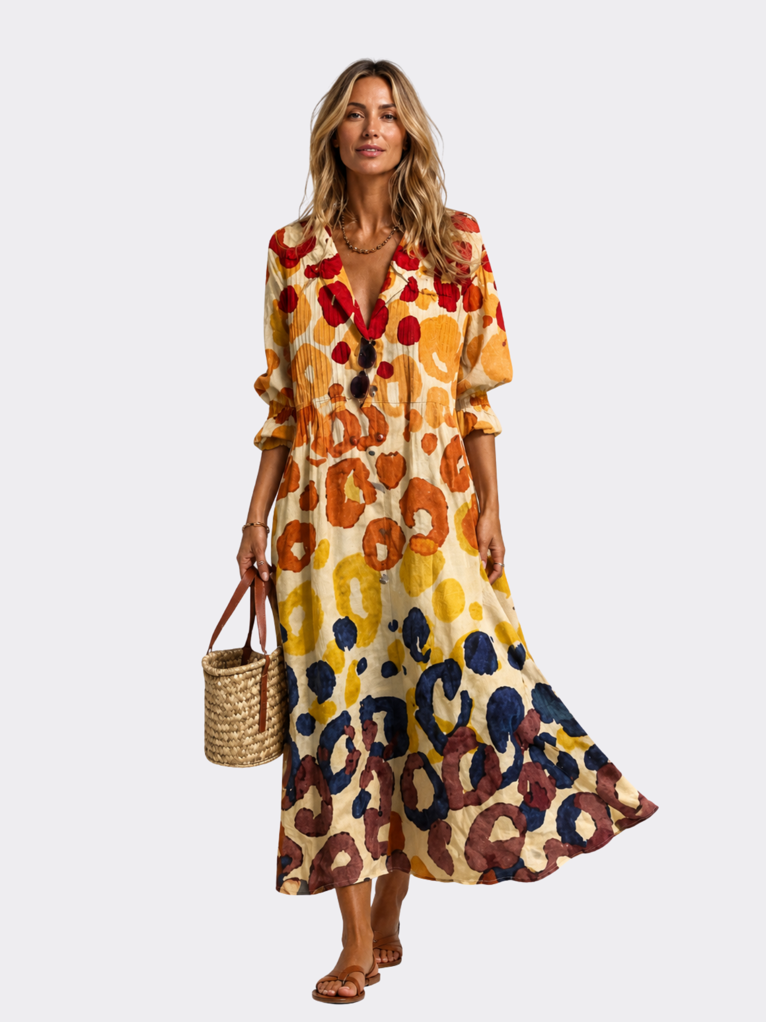 Printed Shirt Dress – Relaxed Elegance for Everyday Moments
