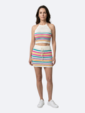 Women’s Crochet Halter Top and Mini Skirt Set