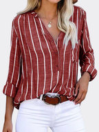 Women’s Striped Relaxed Fit Blouse