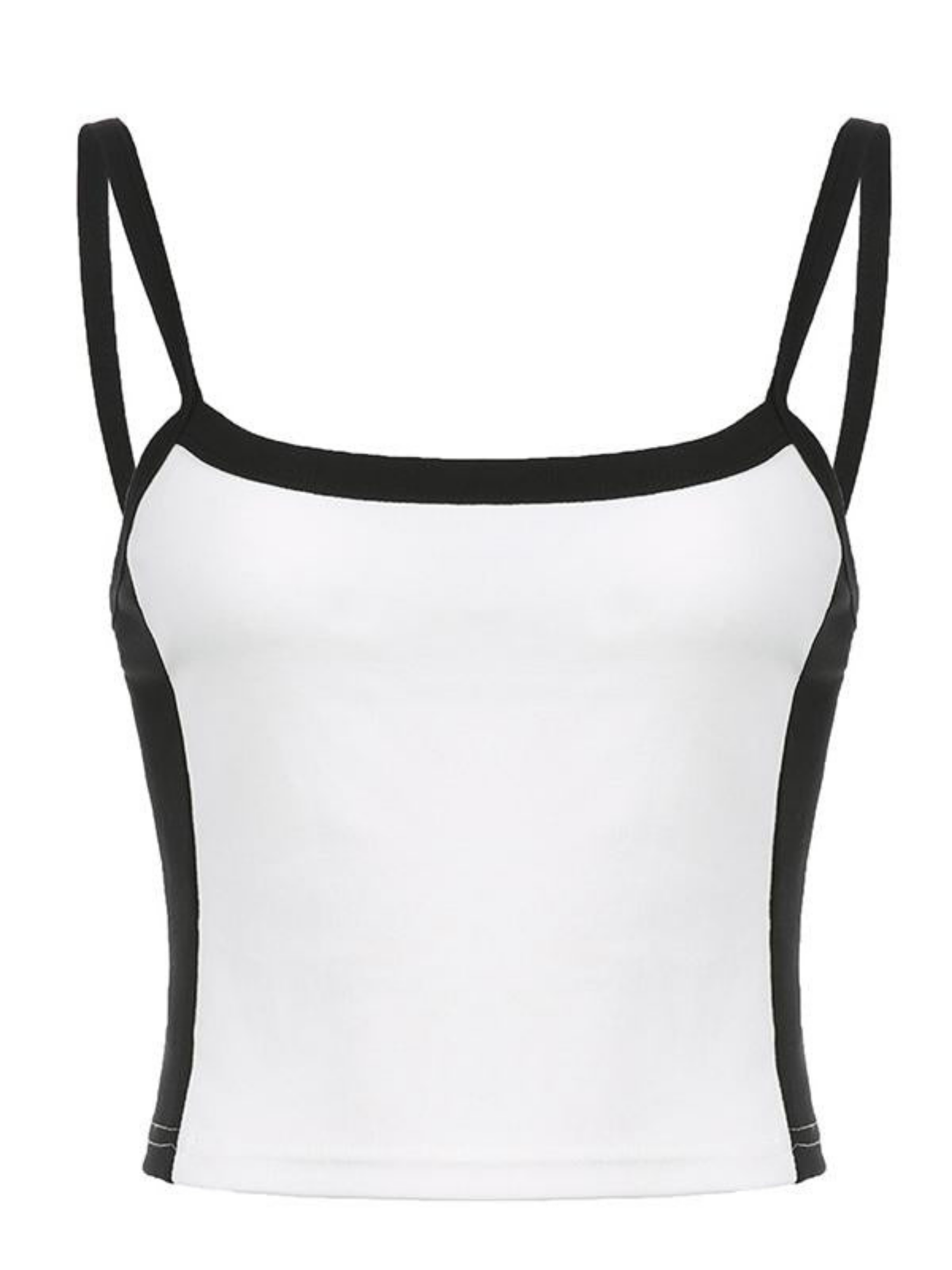 Women’s Contrast Stripe Crop Cami Top