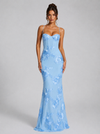 Floral Corset Maxi Dress – Timeless Feminine Elegance