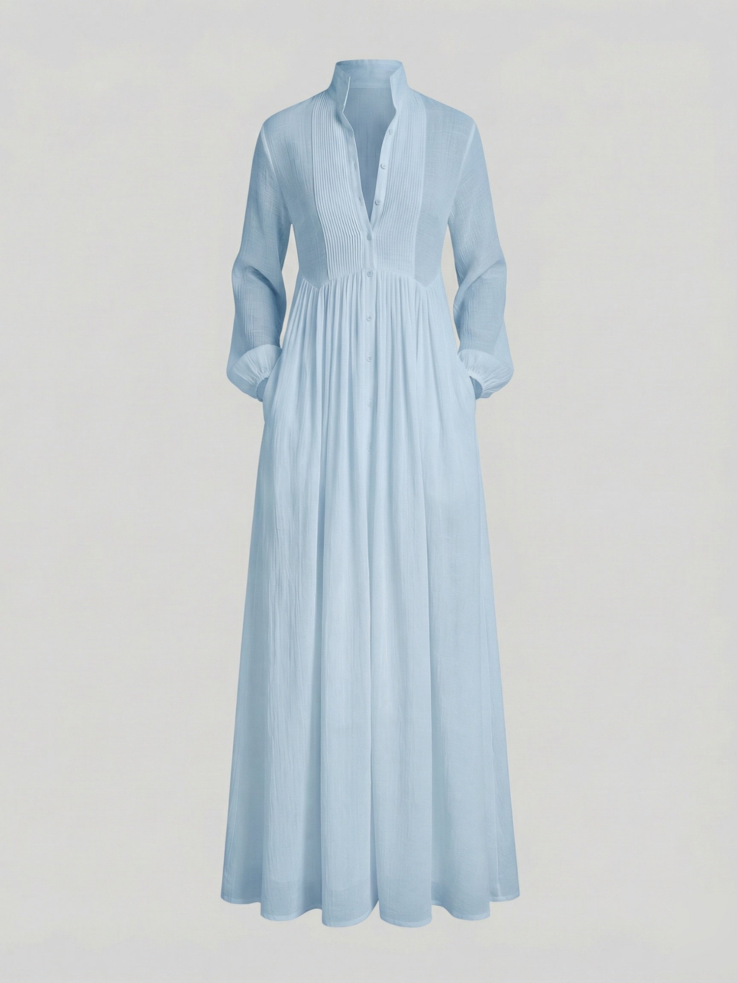 Lightweight Maxi Shirt Dress – Effortless Flow & Everyday Comfort