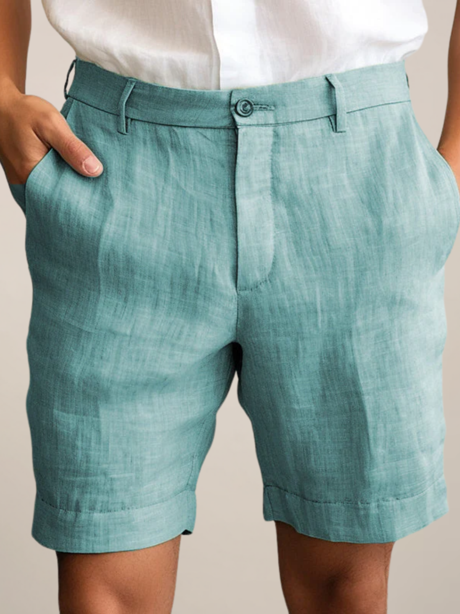 Men’s Casual Elastic Waist Shorts