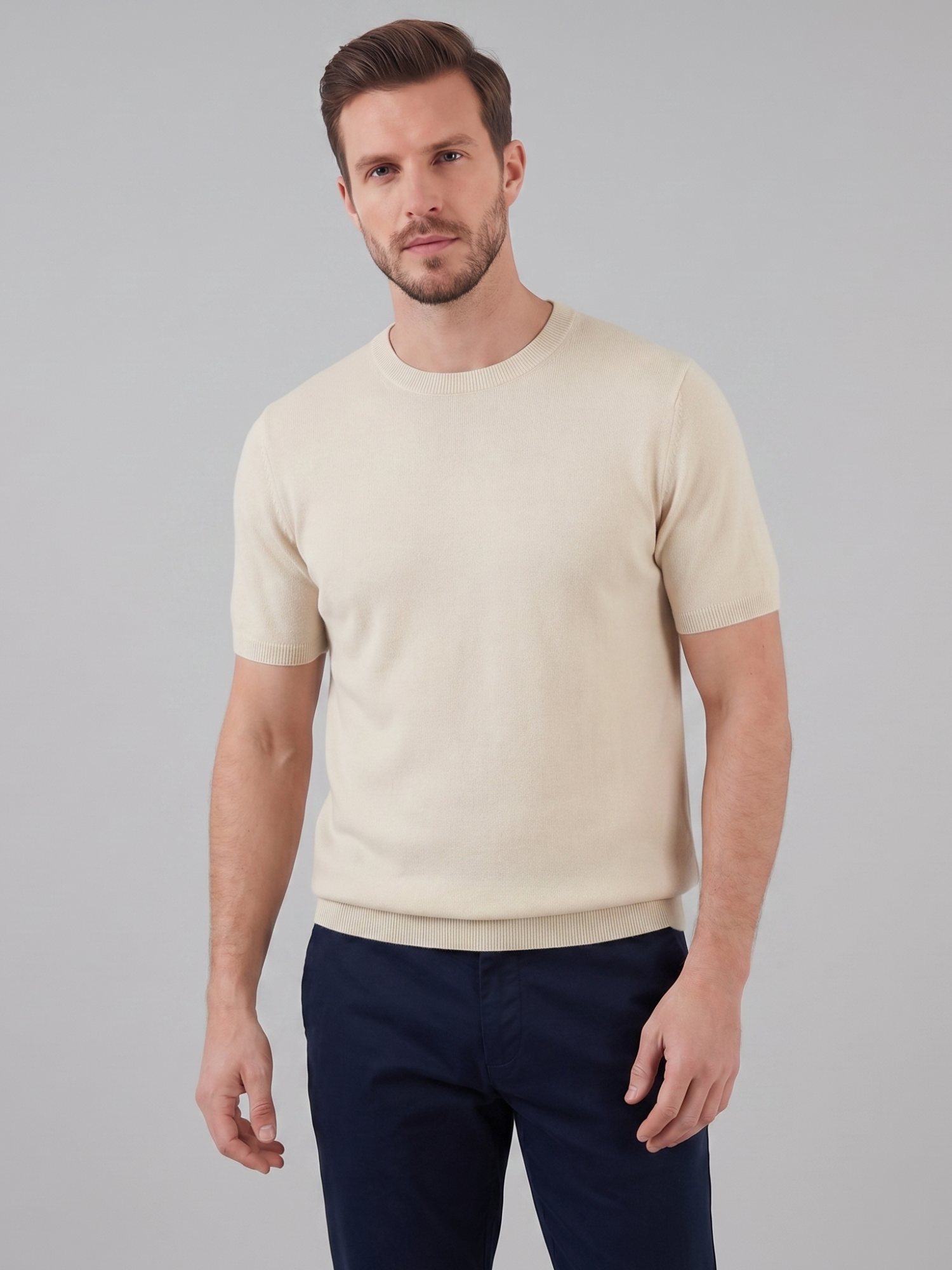 Men's Classic Crew Neck Short Sleeve T-Shirt