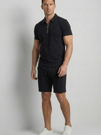 Men’s Polo Shirt and Shorts Two-Piece Co-Ord Set