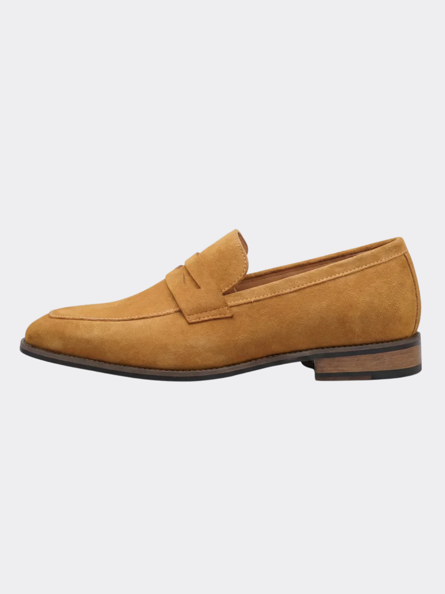 Men’s Slip-On Loafers with Almond Toe
