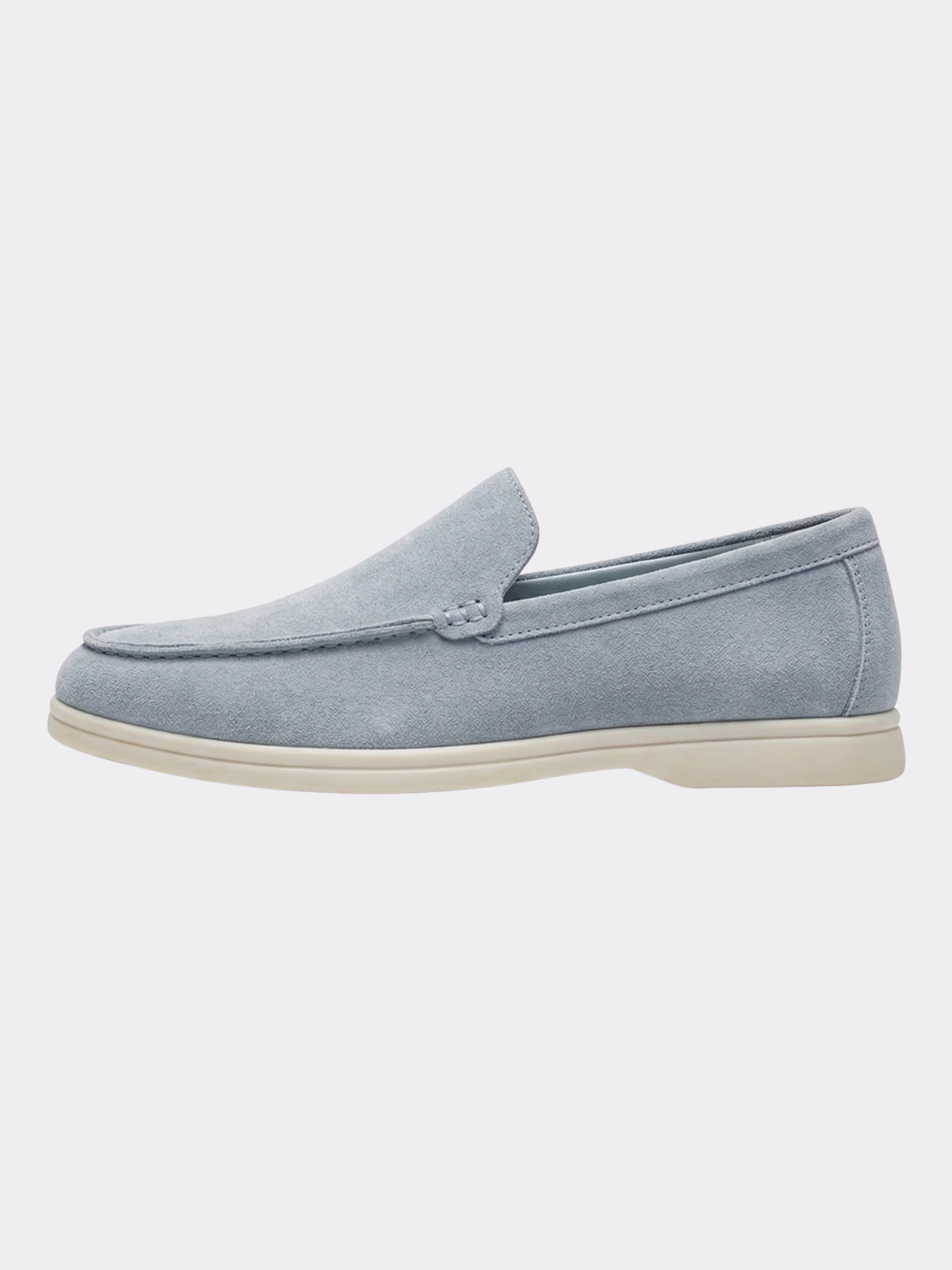 Men’s Slip-On Loafers with Rounded Toe
