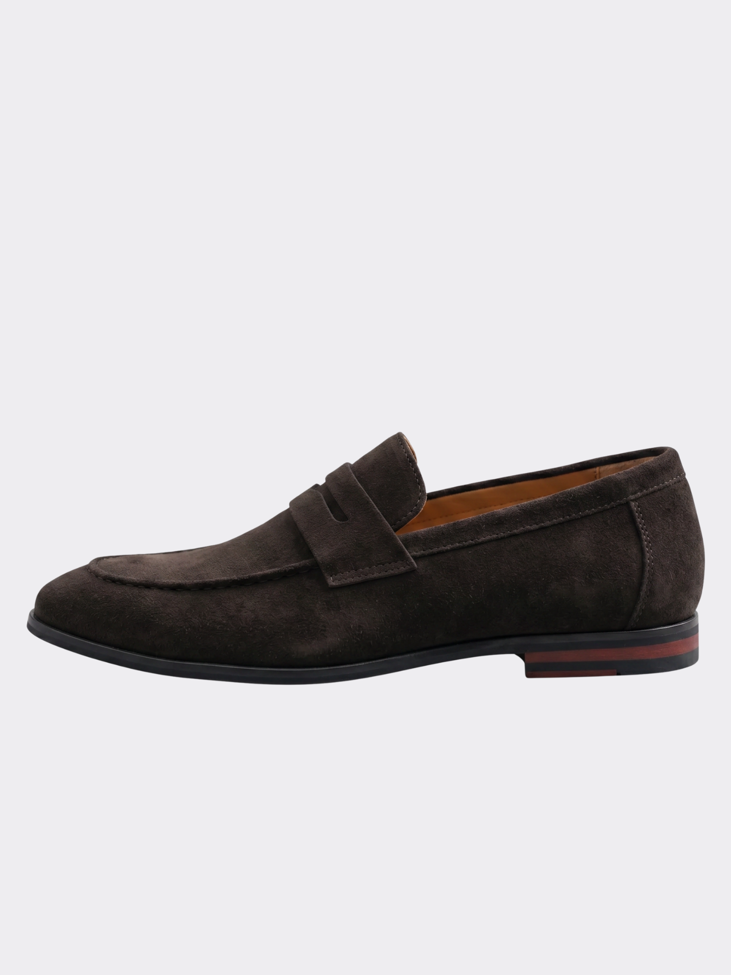 Men’s Slip-On Penny Loafers with Moc Toe