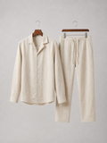 Men’s Summer Shirt and Trousers Set – Relaxed Coordinated Design