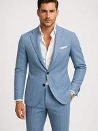 Men’s Tailored Two-Piece Suit – Slim Fit Formal Set
