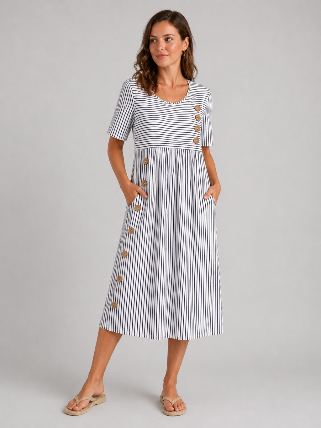 Women's Sleeveless A-Line Mini Dress – Modern Structured Elegance