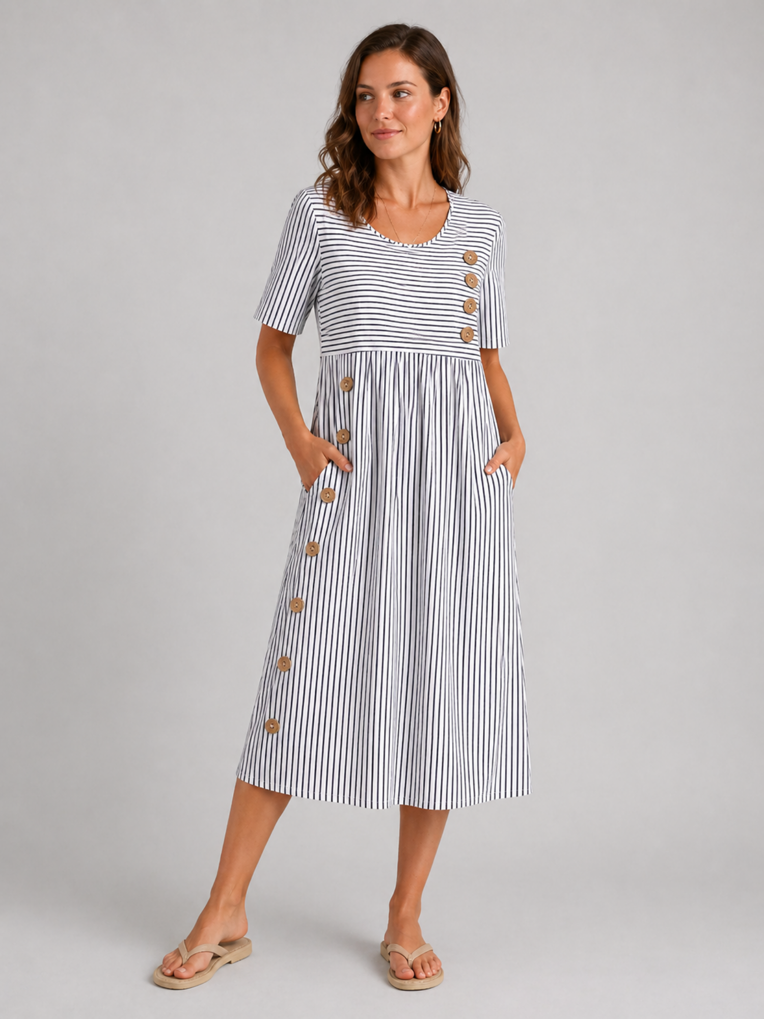 Women's Sleeveless A-Line Mini Dress – Modern Structured Elegance