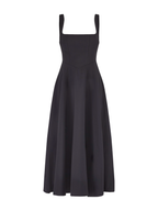 Women's Square Neck Sleeveless Maxi Dress