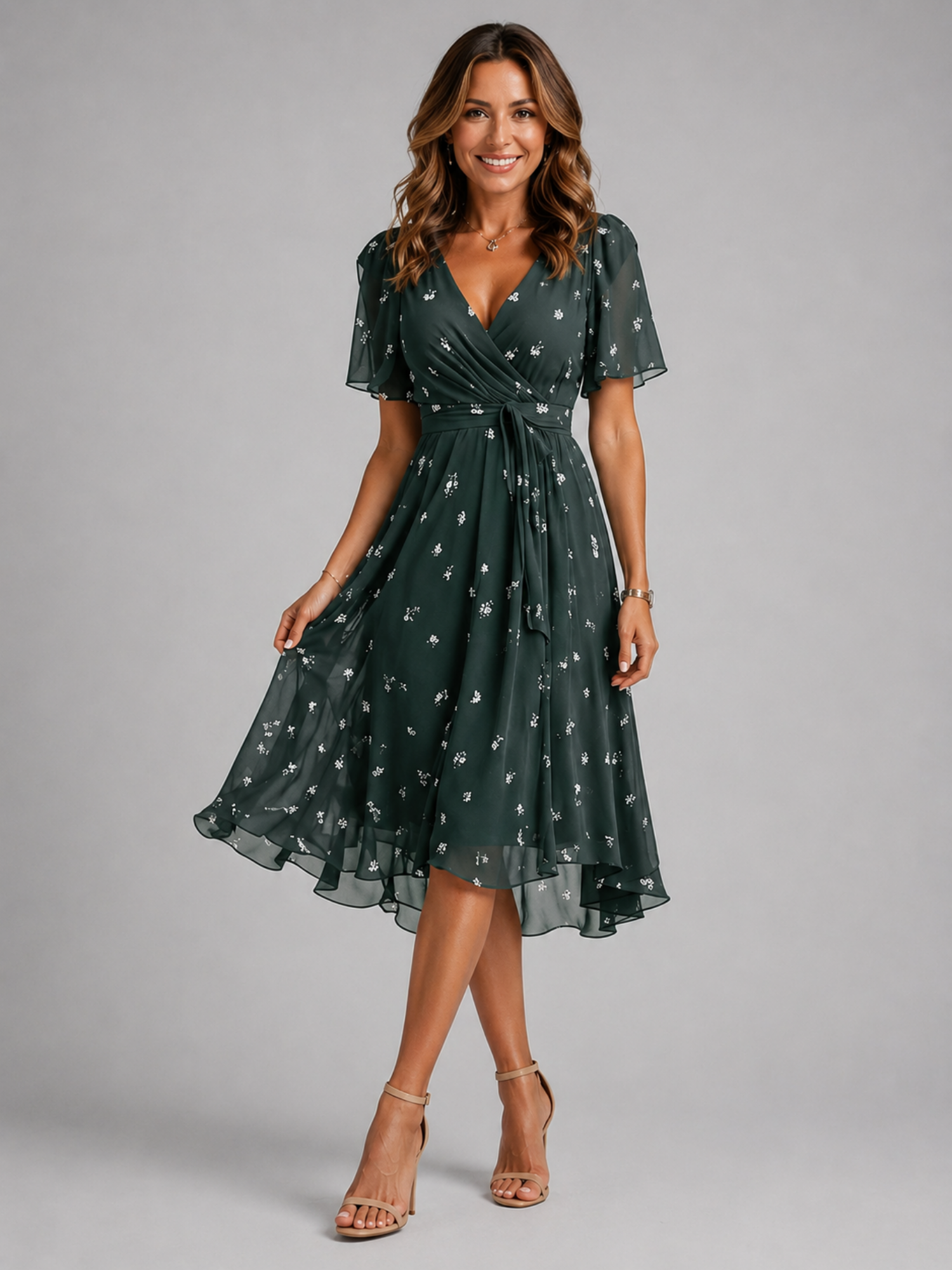 V-Neck Summer Dress – Effortless Flow & Feminine Comfort
